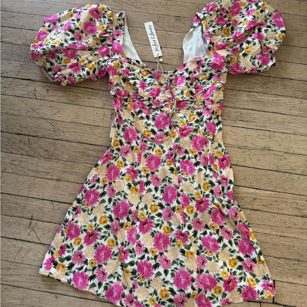 NWT For love & lemons Sasha mini dress - Picture 2 of 10